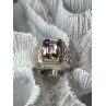 925 Sterling Silver Spinel Men's Ring Size 8