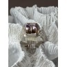 925 Sterling Silver Spinel Men's Ring Size 8