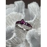 925 Sterling Silver Spinel Ring Size 7.5