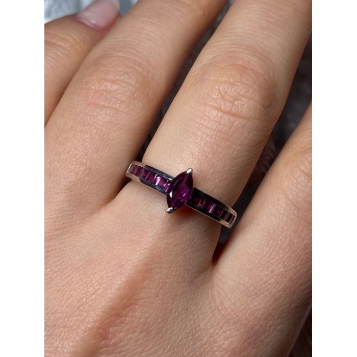 925 Sterling Silver Spinel Ring Size 7.5