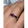 925 Sterling Silver Spinel Ring Size 7.5