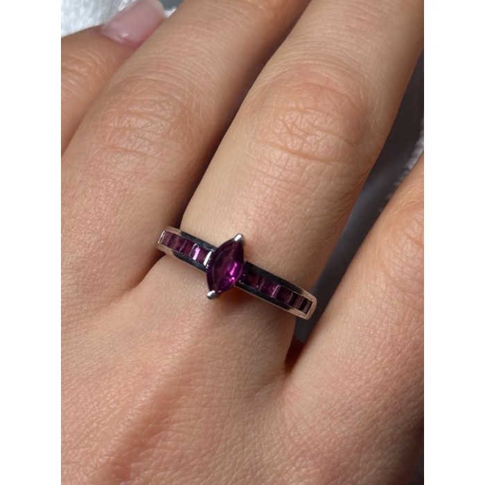 925 Sterling Silver Spinel Ring Size 7.5