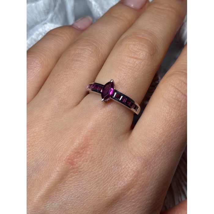925 Sterling Silver Spinel Ring Size 7.5