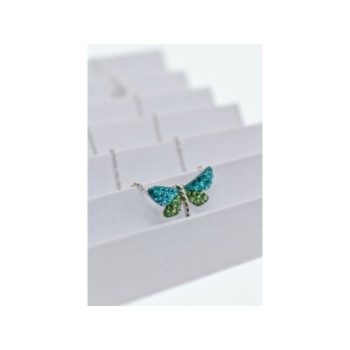 925 STERLING SILVER CZ & ENAMEL 
