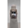 925 Sterling Silver CZ Ring Size 4.5