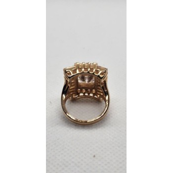 925 Sterling Silver CZ Ring Size 4.5