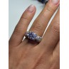 925 Sterling Silver CZ Ring Size 6