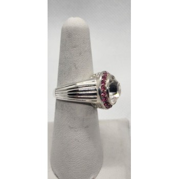 925 Sterling Silver CZ Ring Size 7