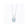 925 STERLING SILVER TOPAZ CHAIN WITH PENDANT