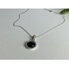 925 Sterling Silver Black Onyx Chain with Pendant