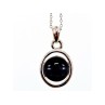 925 Sterling Silver Black Onyx Chain with Pendant