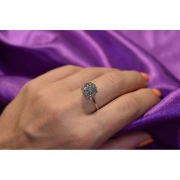 925 Sterling Silver Pyrite Ring Size 7.5