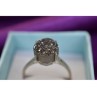 925 Sterling Silver Pyrite Ring Size 7.5