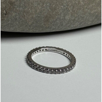 925 Sterling Silver CZ Ring Size 5.5