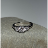 925 Sterling Silver CZ Ring Size 6.5