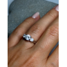 925 Sterling Silver CZ Ring Size 6.5