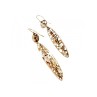 Milor 925 Sterling Silver Gold Plated (14k) Earrings Italy