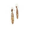 Milor 925 Sterling Silver Gold Plated (14k) Earrings Italy