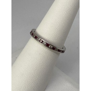 925 Sterling Silver Ring With CZ Size 7