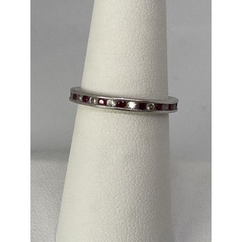 925 Sterling Silver Ring With CZ Size 7