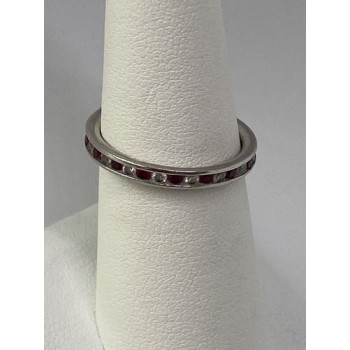 925 Sterling Silver Ring With CZ Size 7