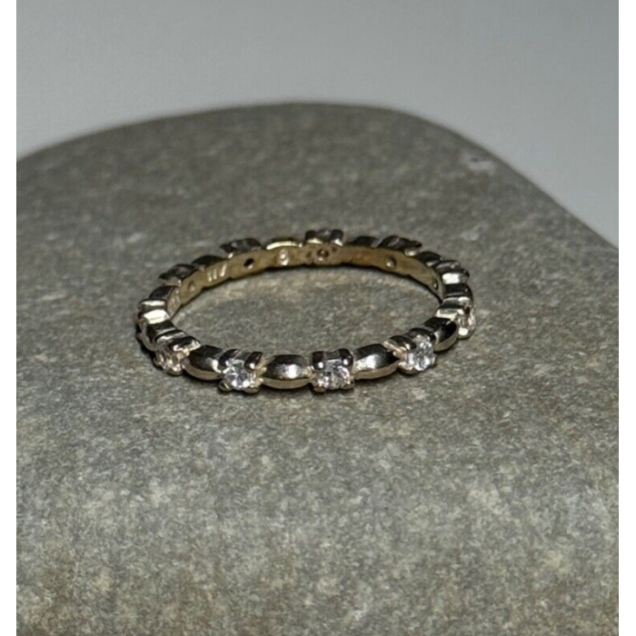 925 Sterling Silver CZ Ring Size 7.5