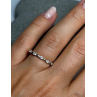 925 Sterling Silver CZ Ring Size 7.5
