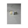 925 Sterling Silver Alpanite & CZ Ring Size 8.5