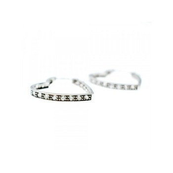925 Sterling Silver White CZ 