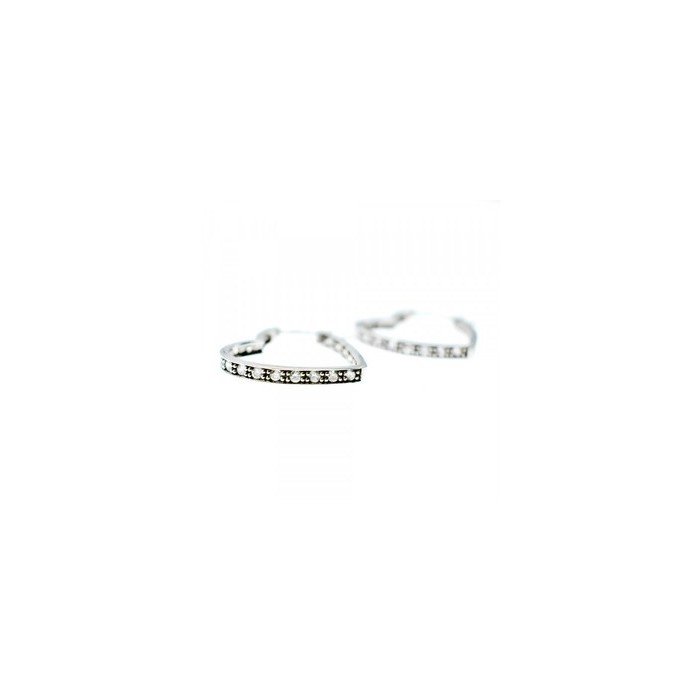 925 Sterling Silver White CZ 