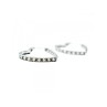 925 Sterling Silver White CZ 