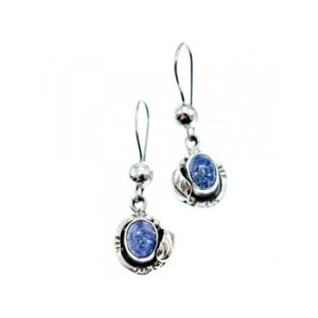 925 Sterling Silver Sodalite Earrings