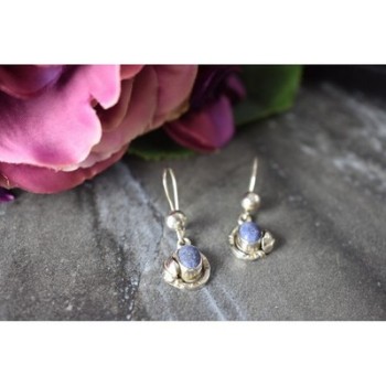 925 Sterling Silver Sodalite Earrings