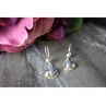 925 Sterling Silver Sodalite Earrings