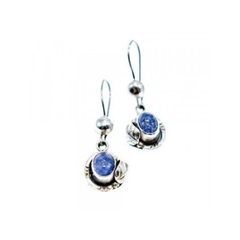 925 Sterling Silver Sodalite Earrings