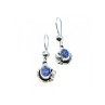 925 Sterling Silver Sodalite Earrings