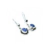 925 Sterling Silver Sodalite Earrings