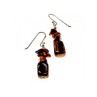 925 Sterling Silver Tiger's Eye Earrings