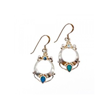 Handmade 925 Sterling Silver Turquoise Earrings