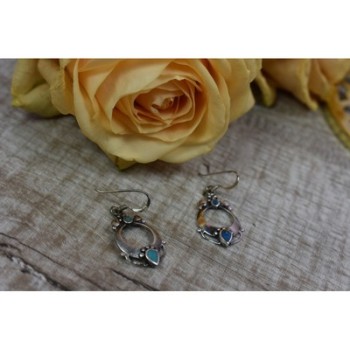 Handmade 925 Sterling Silver Turquoise Earrings