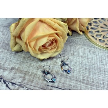 Handmade 925 Sterling Silver Turquoise Earrings