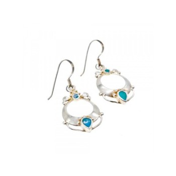 Handmade 925 Sterling Silver Turquoise Earrings
