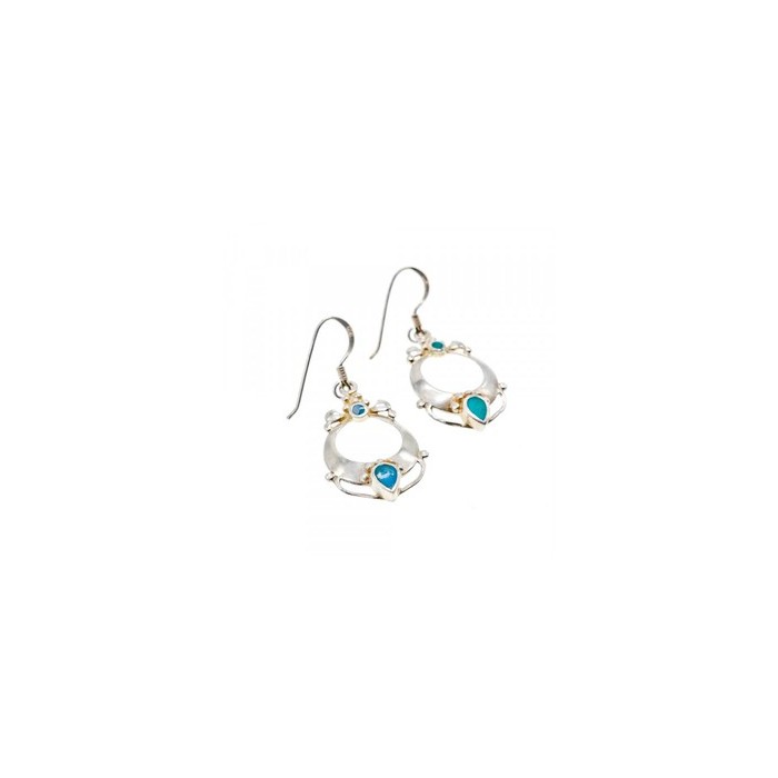 Handmade 925 Sterling Silver Turquoise Earrings