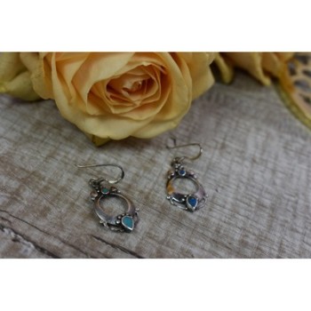 Handmade 925 Sterling Silver Turquoise Earrings