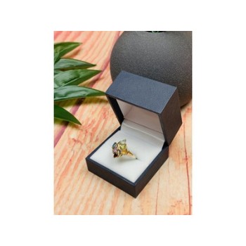 925 Sterling Silver Multi Gemstones Ring Size 9