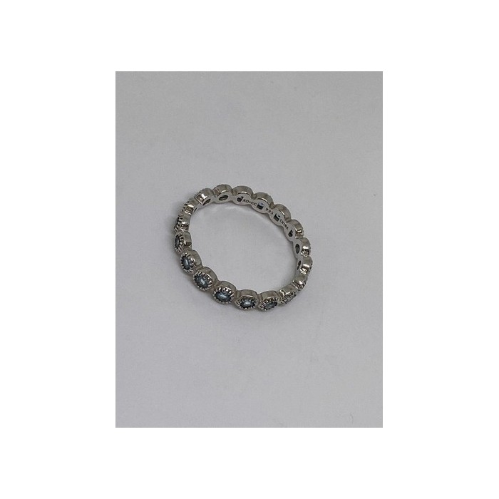 925 Sterling Silver Ring With Topaz Size 8