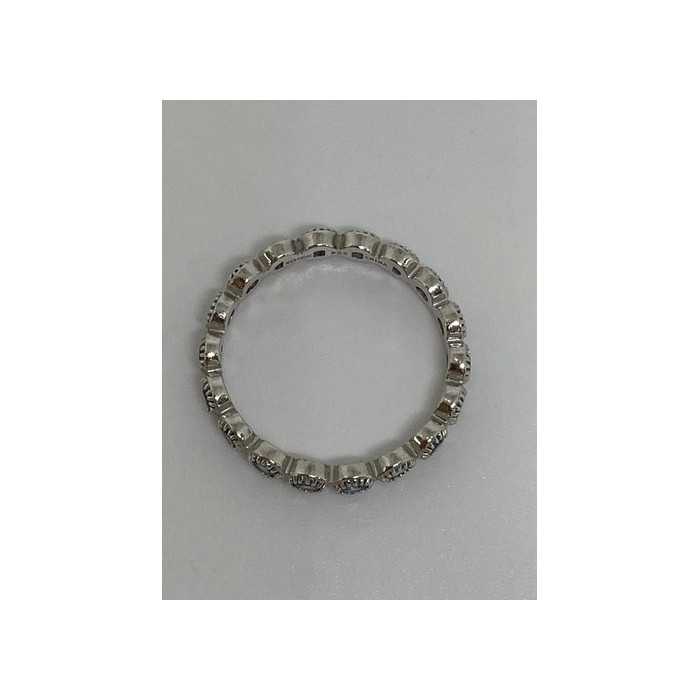 925 Sterling Silver Ring With Topaz Size 8