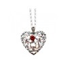 925 STERLING SILVER GARNET 