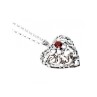 925 STERLING SILVER GARNET 