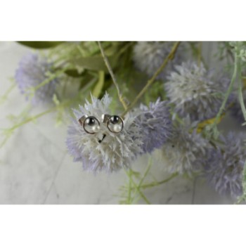 10K WHITE GOLD PEARLS EARRINGS  ITALY